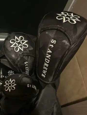 St Andrews 골프헤드커버 블랙 카모플라쥬