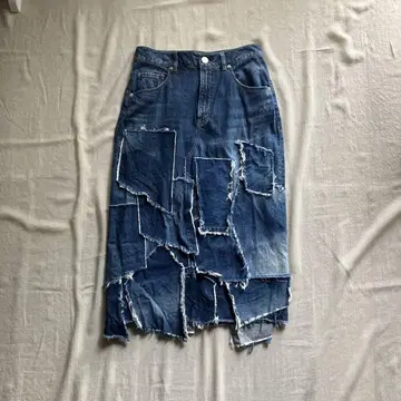 안트게이지 데님 스커트 L