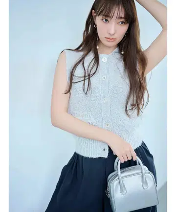 frayid 미니 보스턴 백 실버