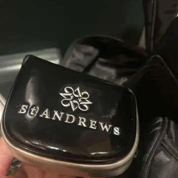 St Andrews 퍼터용 골프헤드커버 블랙