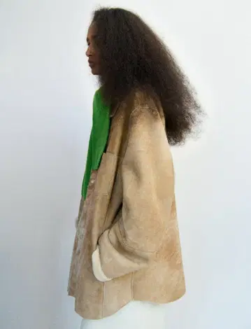 AURALEE MERINO MOUTON SHIRT BLOUSON 1