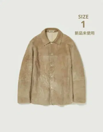 AURALEE MERINO MOUTON SHIRT BLOUSON 1