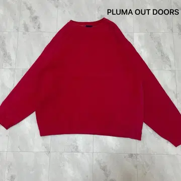PLUMA OUT DOORS 맨투맨 트레이닝복 무지 박스 실루엣