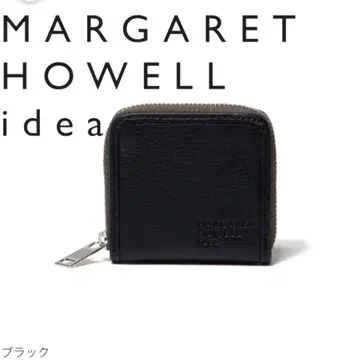 마가렛호웰 아이디어 바운드 엣지 동전 지갑 블랙 라운드 새상품