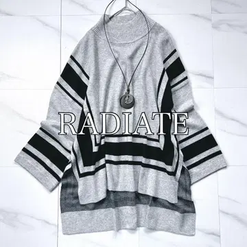 새상품급 야마다야 RADIATE 루즈핏 오버 사이즈 하이넥 니트