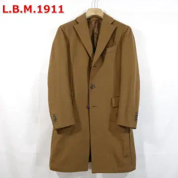스테디셀러 L.B.M.1911 울 캐시미어 체스터 코트 루비암