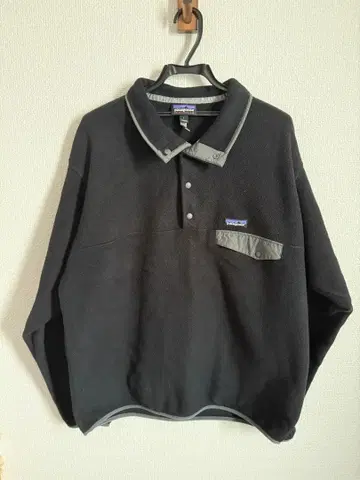새상품급 Patagonia 신틸라 스냅 T 플리스 L 블랙