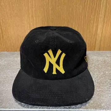 Mondaysuck NY logo cap black yellow