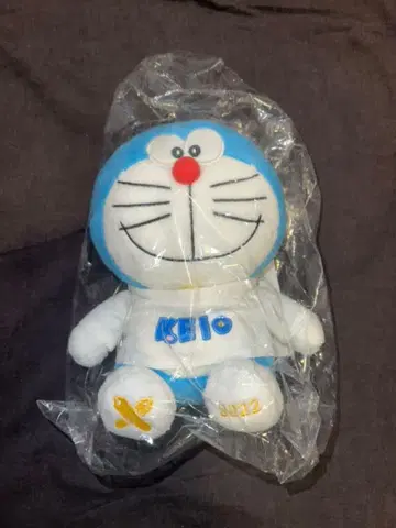 도라에몽 봉제 인형 2022년 모델 게이오 마크 포함