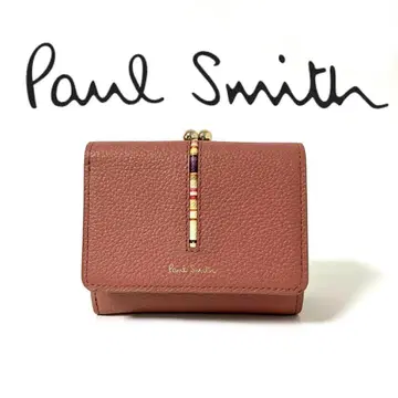 새상품 폴스미스 인셋 크로스오버 스트라이프 가마구치 3단 폴더형 지갑