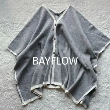 BAYFLOW 베이플로우 니트 판초 케이프 코트 루즈핏