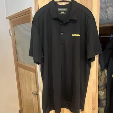 라우드마우스 피케 셔츠 블랙 XXL