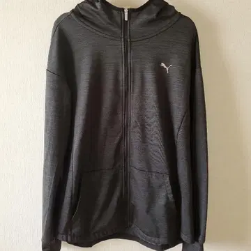 PUMA 블랙 후드티 XL