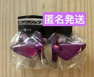 사이드 미러 헤어 클립 스포츠카 퍼플 좌우 세트