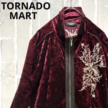 TORNADOMART 벨로아 저리 트랙 자켓 archive 자수