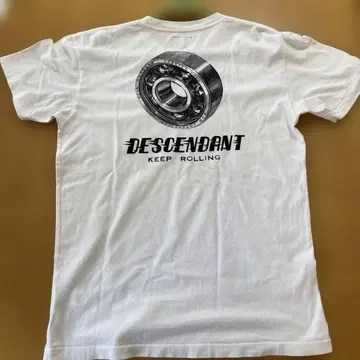 DESCENDANT 화이트 T셔츠