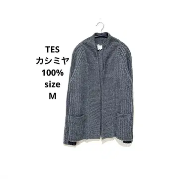 TES 캐시미어 가디건 남성용 M 그레이