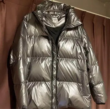 GAP 실버 XS 다운 자켓