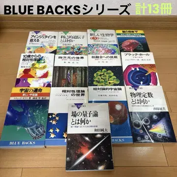 BLUE BACKS 과학 공학 서적 총 13권 세트