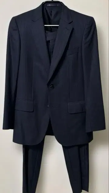 paul smith 오더 수트 네이비 스트라이프 사이즈 s 165cm