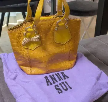 ANNA SUI 악어 엠보싱 핸드백
