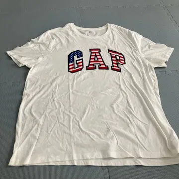GAP 미국 국기 디자인 T셔츠 XXL