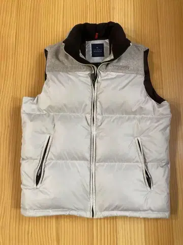 Tommy Hilfiger 다운 베스트 화이트/그레이