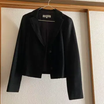 블랙 테일러드 자켓