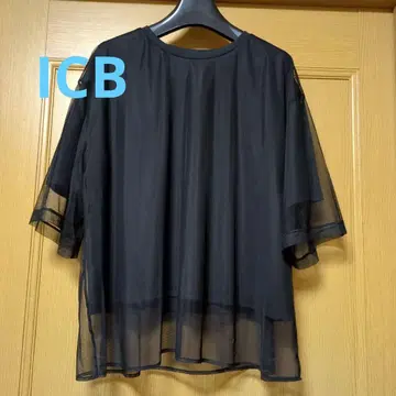 ICB 튤 레이어드 티셔츠