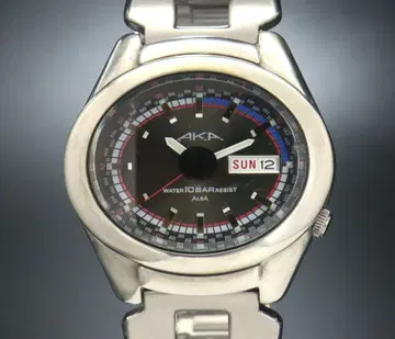 작동품 AKA ALBA 손목시계 쿼츠 10BAR 방수