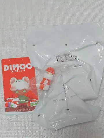 popmart dimoo 크리스마스 xmas Christmas sock