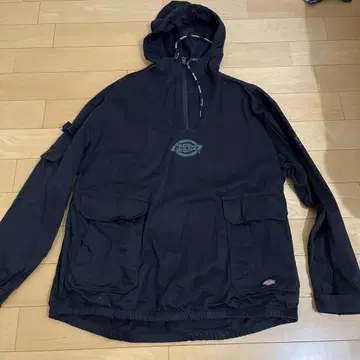Dickies 블랙 풀오버 자켓