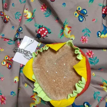 새상품 페이 버거 참 파우치