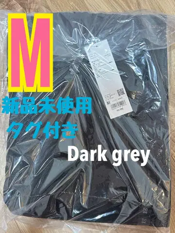 UNIQLO U 브러쉬드 맨투맨 와이드 팬츠 다크 그레이 M