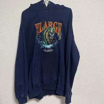 XLARGE DRAGON PULLOVER HOODED SWEAT 네이비