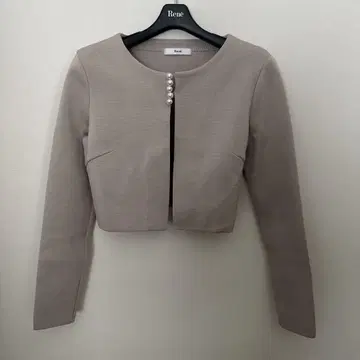 Rene 펄 장식 볼레로