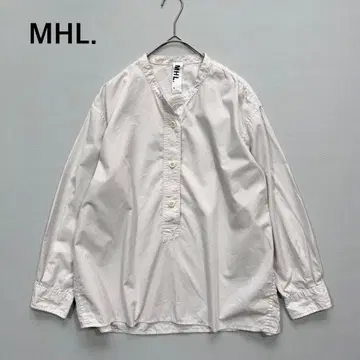 2024년 새상품급 MHL. 스키퍼 셔츠 노카라 셔츠