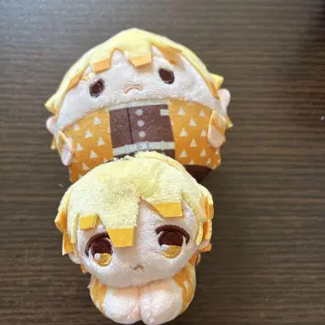 귀멸의 칼날 아가츠마 젠이츠 봉제 인형 키링 포함