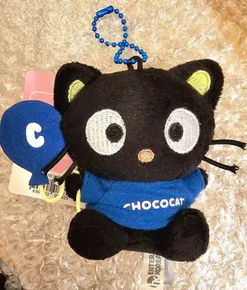 초코캣 봉제 인형 마스코트 택 포함 새상품 산리오코리아