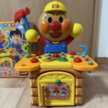 호빵맨 톡톡 목수 아저씨 박스 포함 부속품 완비