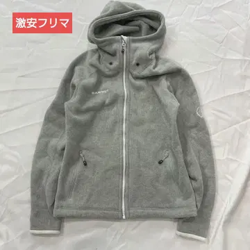 MAMMUT 후드 부착 플리스 자켓 XS 그레이