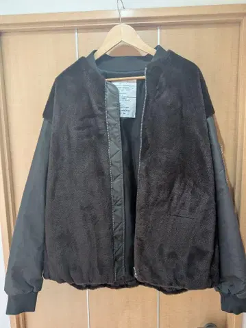 레이지블루 스무스 퍼 콤비 MA-1 블루종 카키 L 사이즈