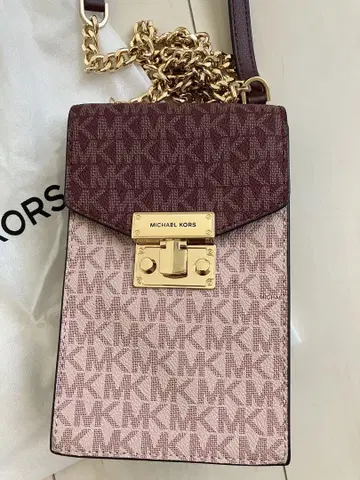 [ 새상품급 ] MICHAEL KORS 숄더백 와인 레드/핑크