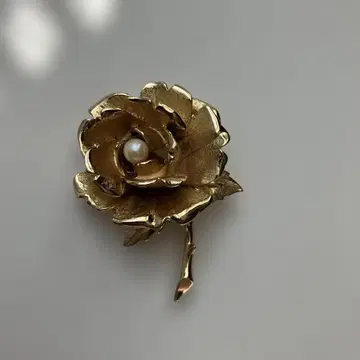 BOUCHER 부셰 Rose 장미 브로치 진주 포함