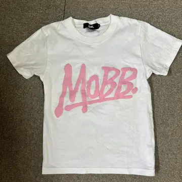 MOBB 화이트 T셔츠