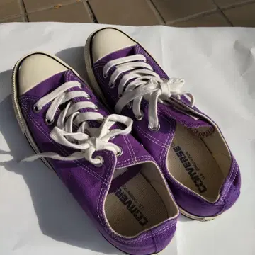 Converse All Star 퍼플 스니커즈 24.5cm