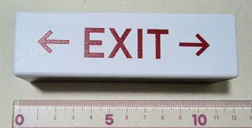 비행기 기내 출구 EXIT 사인 미니어처 LED 라이트 새상품