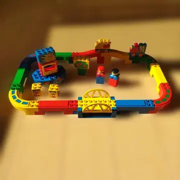 레트로 레고듀플로 LEGOduplo 2281 하이웨이 러너 세트