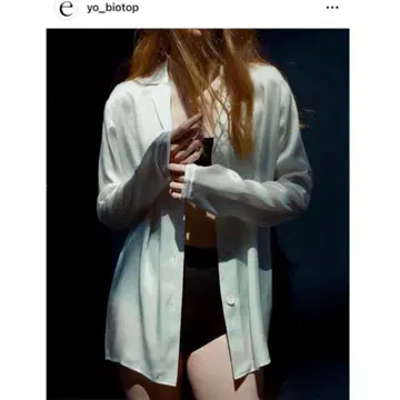 yobiotop 실크 새틴 셔츠