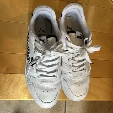 Puma 통굽 화이트 스니커즈